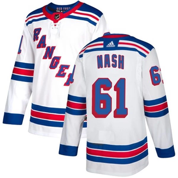 Damen New York Rangers Trikot Rick Nash 61 Weiß Authentic